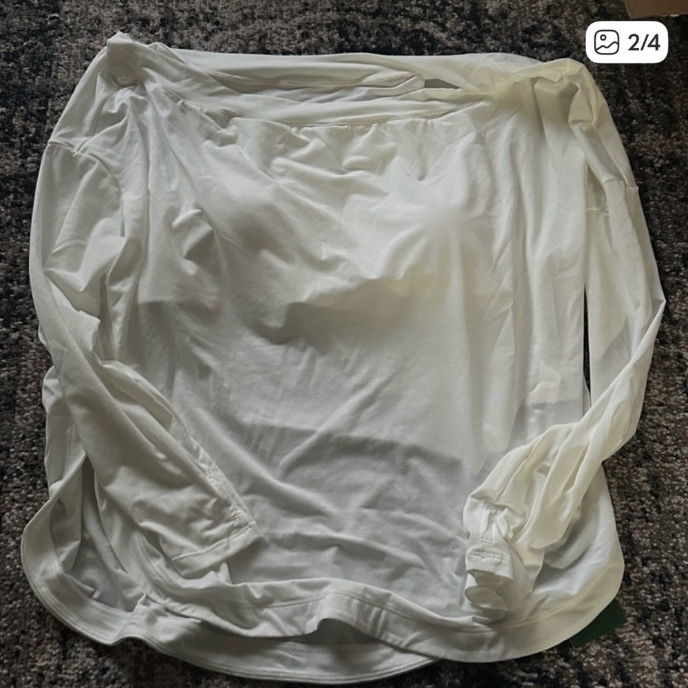 HALARA White Off-Shoulder Top - Picture 2 of 4